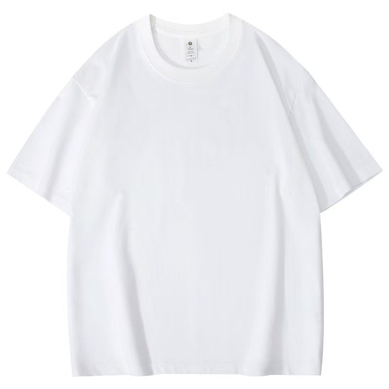 260 Gsm Drop Shoulder Heavyweight Tshirts For Men 2024 100 Cotton Men's Plus Size Oversize T-shirts Custom Printing