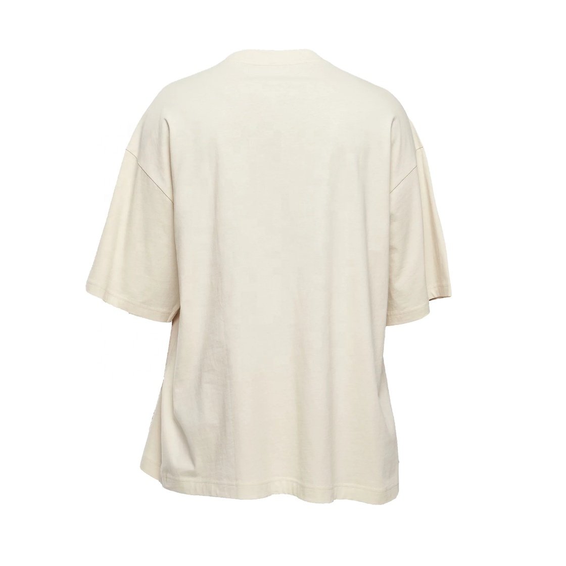 wholesale tee shirt cotton oversized t shirt custom logo heavy white t-shirts men oversized mock neck t shirt Made in Bangladesh