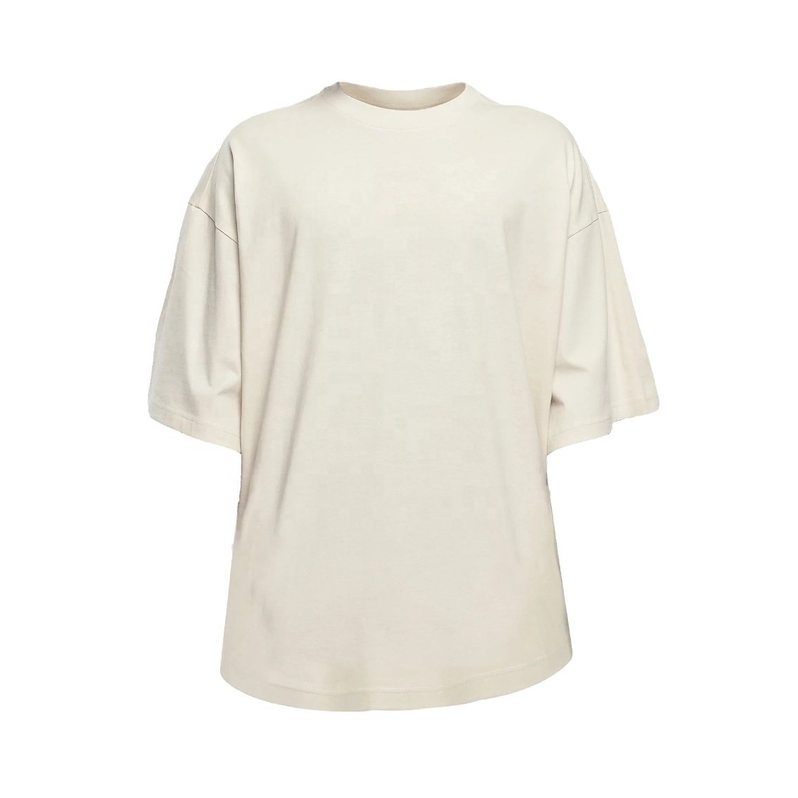 wholesale tee shirt cotton oversized t shirt custom logo heavy white t-shirts men oversized mock neck t shirt Made in Bangladesh