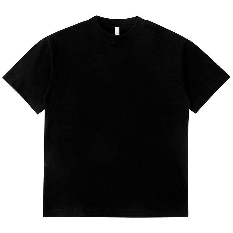 275g Summer Blank Vintage FOG Edition Drop Shoulder silhouette 100% cotton Heavyweight loose crew neck Half Sleeve Men's T-shirt
