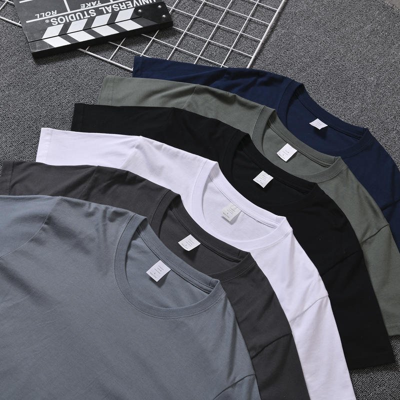 Wholesale 100% Cotton High Quality Custom Men's Bulk T-Shirt Printing Your Brand t shirt Men Tees Shirt Women Oversize tshirt