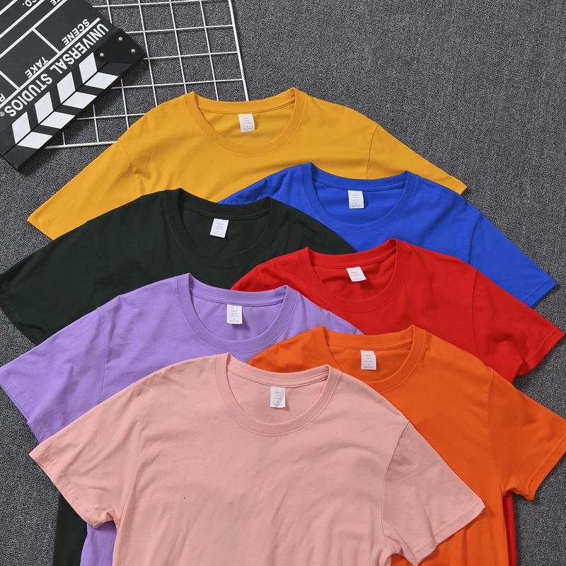 Wholesale 100% Cotton High Quality Custom Men's Bulk T-Shirt Printing Your Brand t shirt Men Tees Shirt Women Oversize tshirt