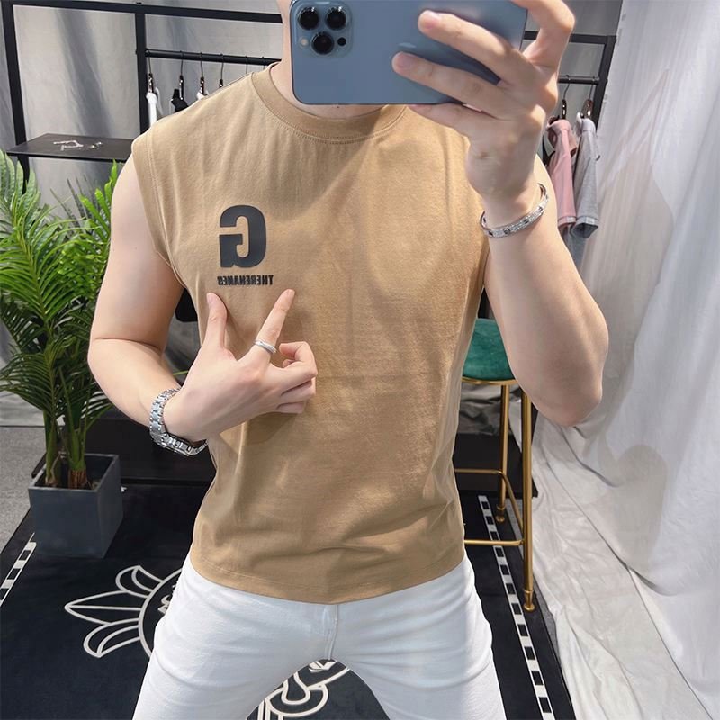 2024 ins hot custom polyester cotton blend t-shirts for men printing brand men's t-shirts high quality graphic tshirts
