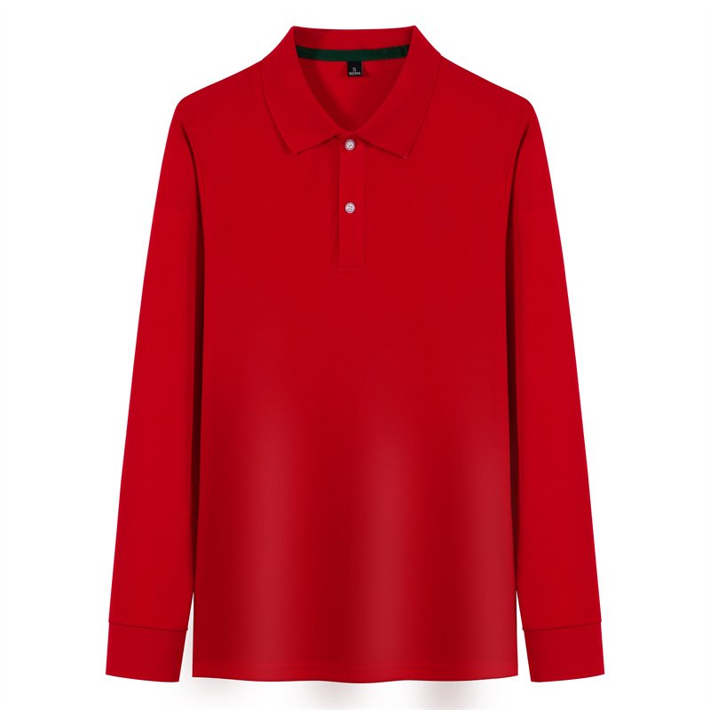 Custom wholesale long sleeved OEM ordinary golf custom printed logo design white long sleeved t-shirt men's polo shirt