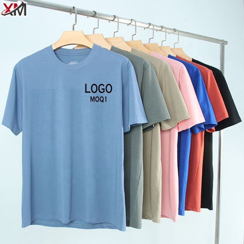 Manufacturer 2024 New Custom Graphic Logo Style Cotton Drop Shoulder Solid Color Blank Oversized Tshirt Plus Size Men'S T-Shirts