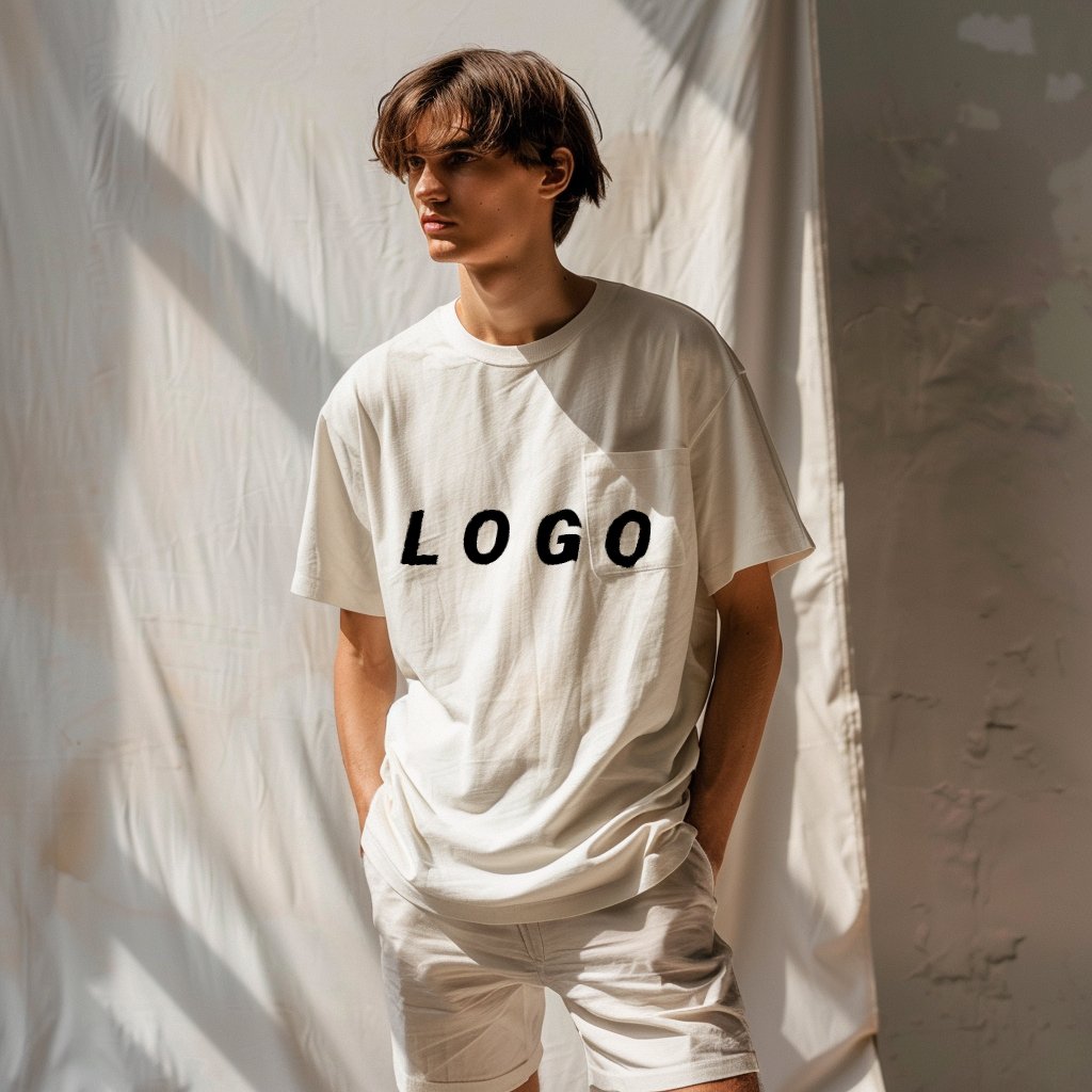 High Fashion Letter Printing Men's T-shirt Custom New Basic High Street Leisure Loose T-shirt Wholesale Acid Wash T-shirt