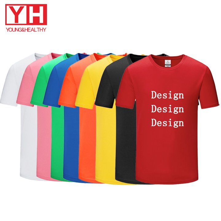 Custom Printing Logo Short Sleeve Men'S T-Shirts Polyester High Quality Sublimation T-Shirts Oem Brand 100% Polyester Tshirt