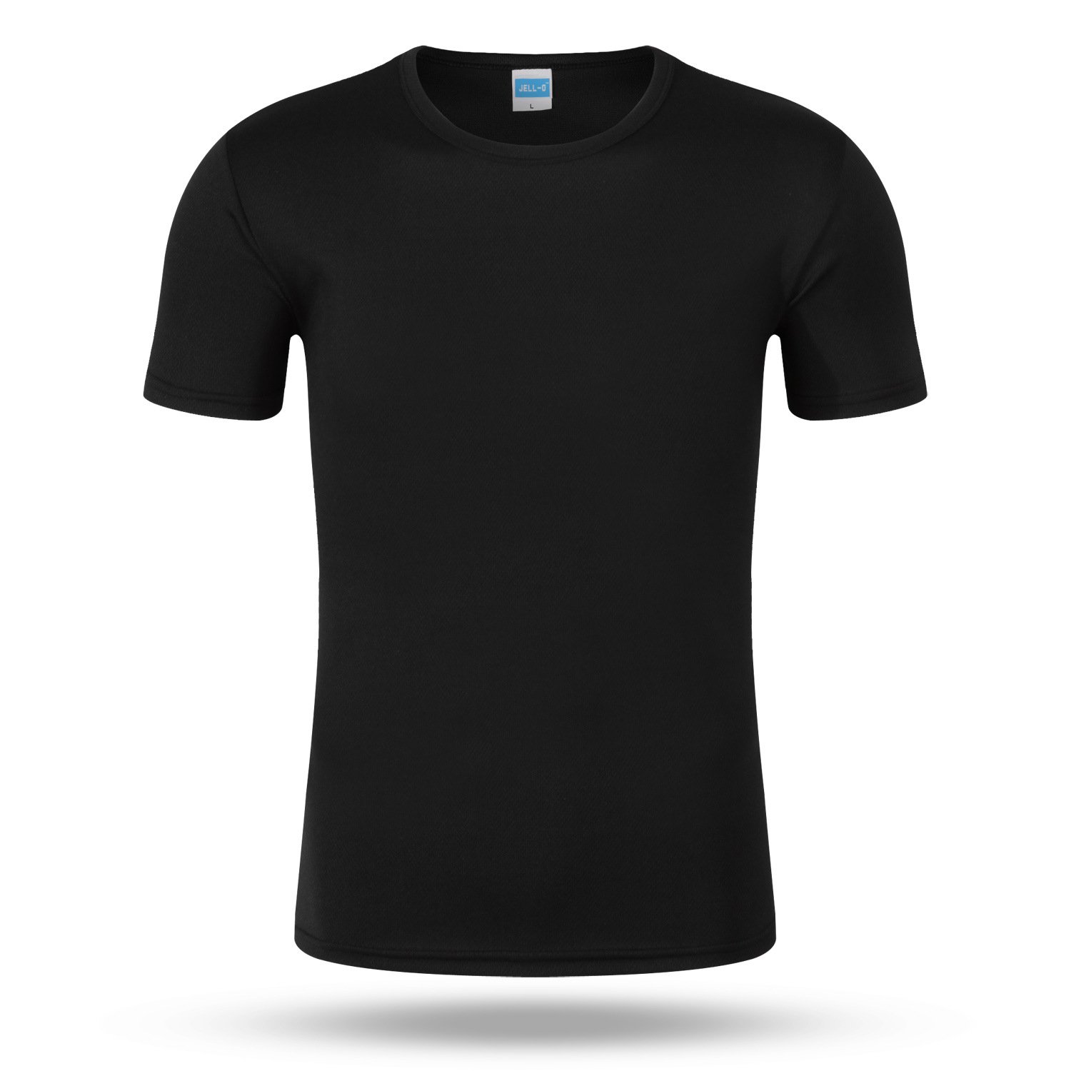 Wholesale quick drying men's T-shirt custom DTF LOGO sports T-shirt Gym mesh polyester breathable T-shirt