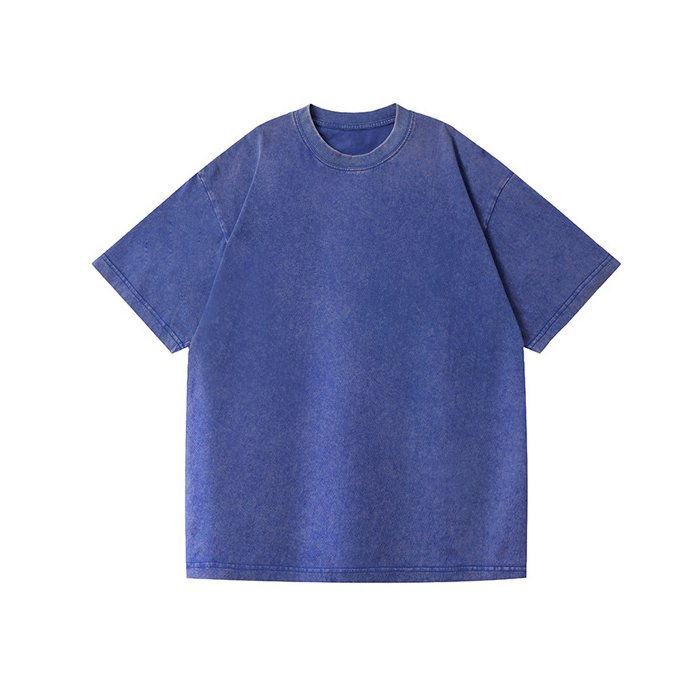 acid washed t shirt custom 100% cotton 230gram high quality Oversized Blank unisex vintage acid wash heavyweight men's t shirts