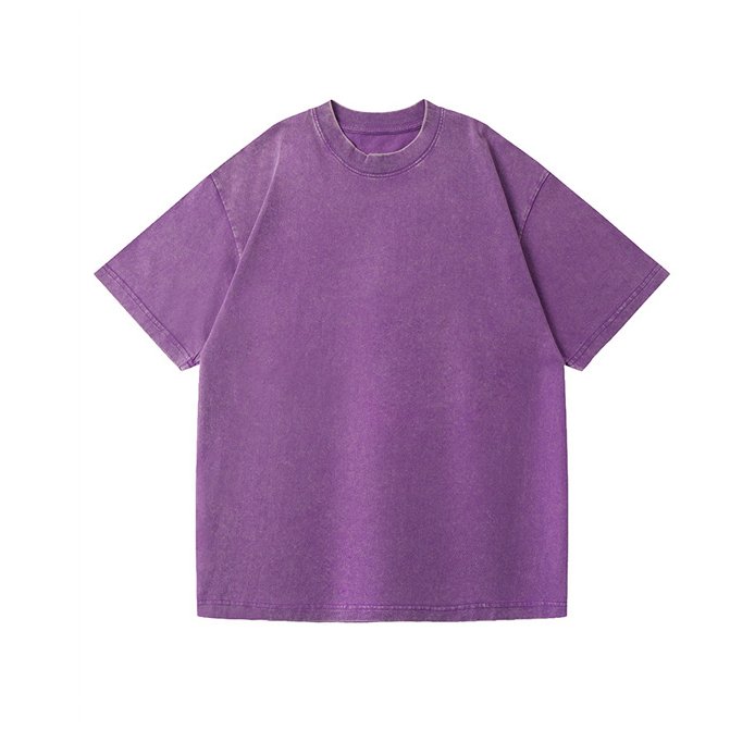 acid washed t shirt custom 100% cotton 230gram high quality Oversized Blank unisex vintage acid wash heavyweight men's t shirts