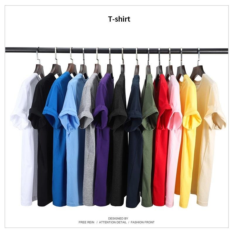 Custom Print Logo Short Sleeve Crew 100% Cotton Men Oversie Plus Size Blank Plain T-Shirt Sport Tshirt Short Sleeve