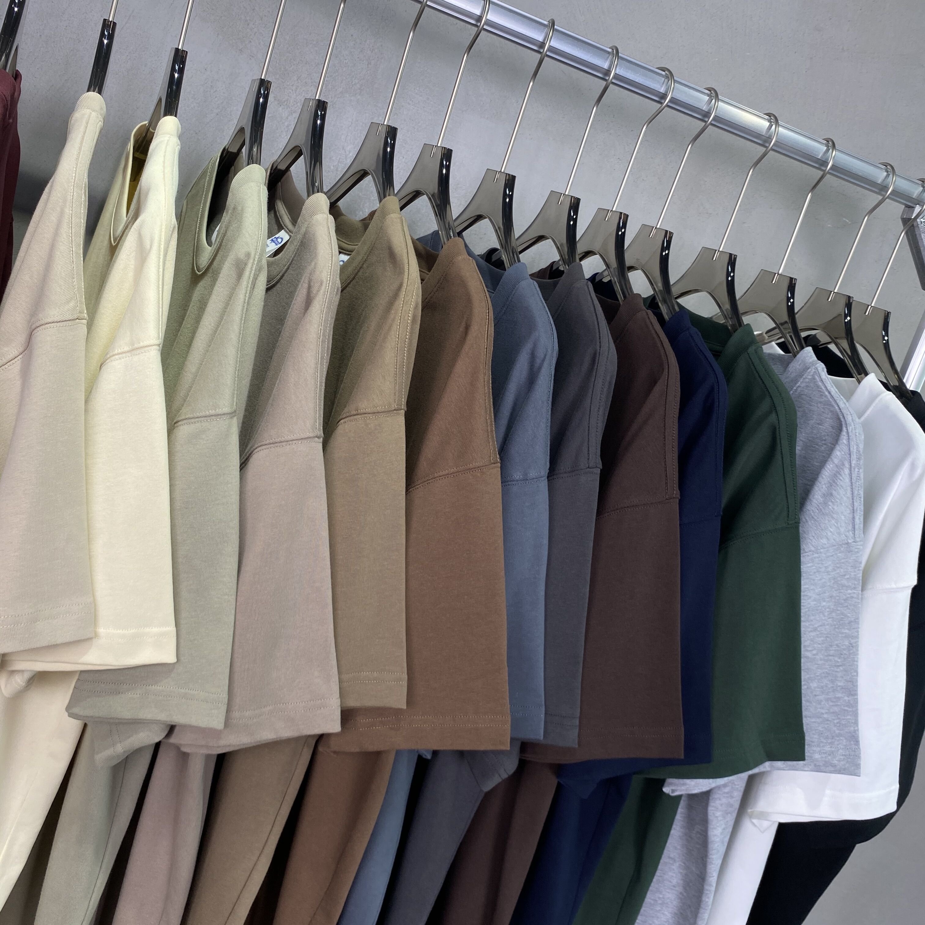 Custom Dtg Printing Logo 305gsm High Quality 100% Cotton Blank Men'S T-Shirts Oversized Plain Blank Men'S T-Shirt For Unisex