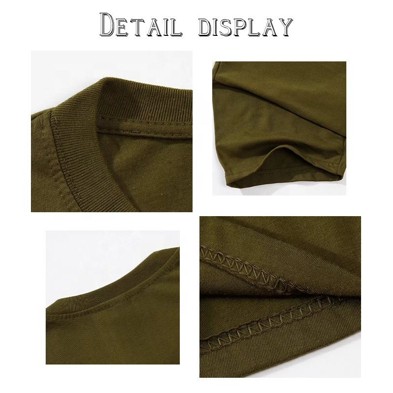 Wholesale Cheap Custom T-shirt High Quality Custom Logo Men's T-shirts Plus Size Men's T-shirts