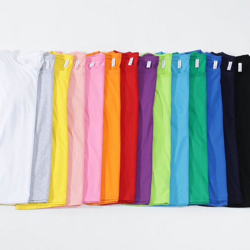 fashion custom logo print men's T-shirt logo printing
