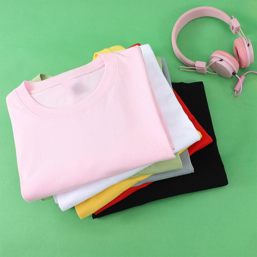 fashion custom logo print men's T-shirt logo printing