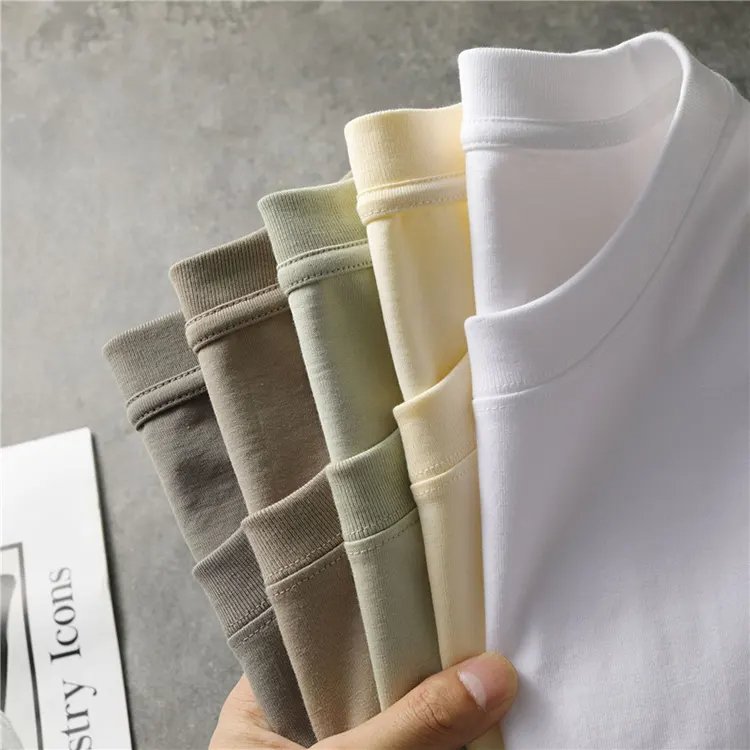 Oversized Blank Tshirt 100% Cotton Plain DTG Printed T-Shirt Man Street Wear Manufacturers Custom Heavy Weight Men's T Shirt