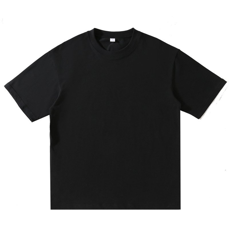Factory Direct 260gsm 100% Cotton Crew Neck Short Sleeve T-Shirt High Quality Customizable Logo Printing Casual Style Wholesale