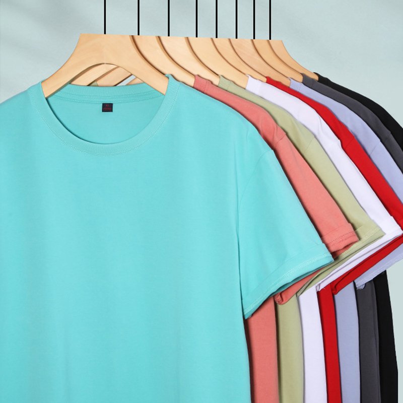 High Quality Cool Youth 220 Grams Wholesale Custom T Shirts 100% Cotton Blank Plain Men's T-shirts T Shirt