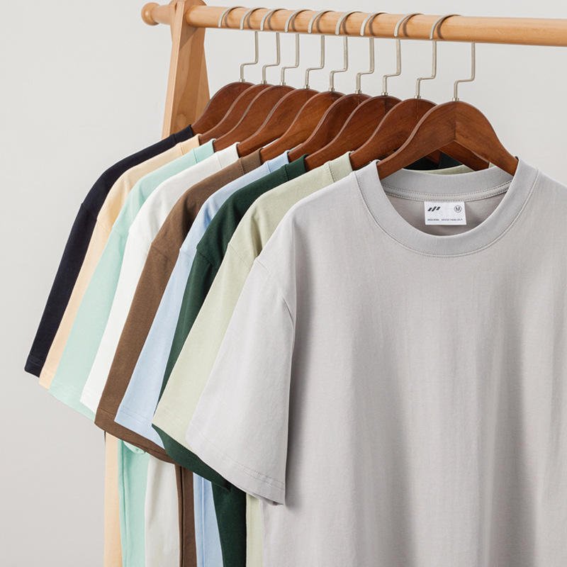 High Quality Cool Youth 220 Grams Wholesale Custom T Shirts 100% Cotton Blank Plain Men's T-shirts T Shirt