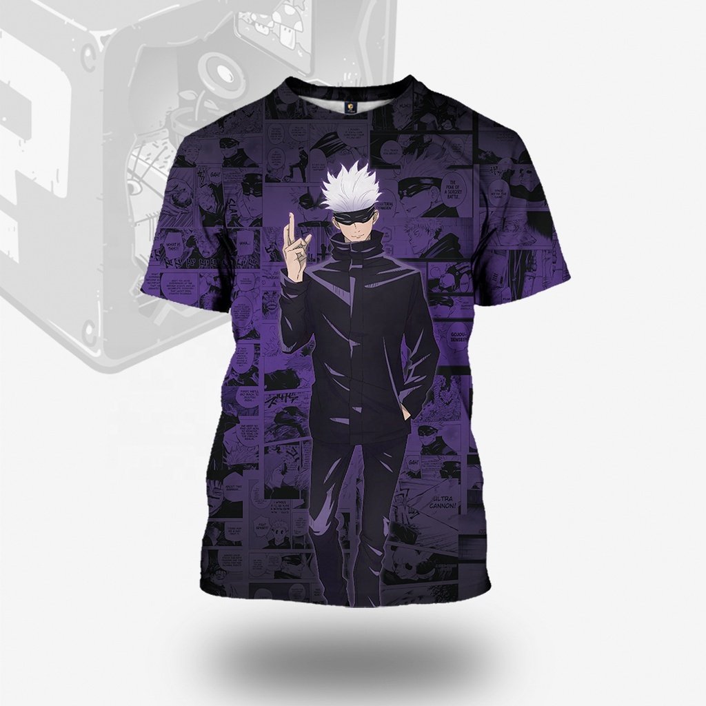 2024 Summer 3D All Art Anime Sukuna Goju Itadori Jujutsu Kaisen Character Adult T-shirt Street Casual Top