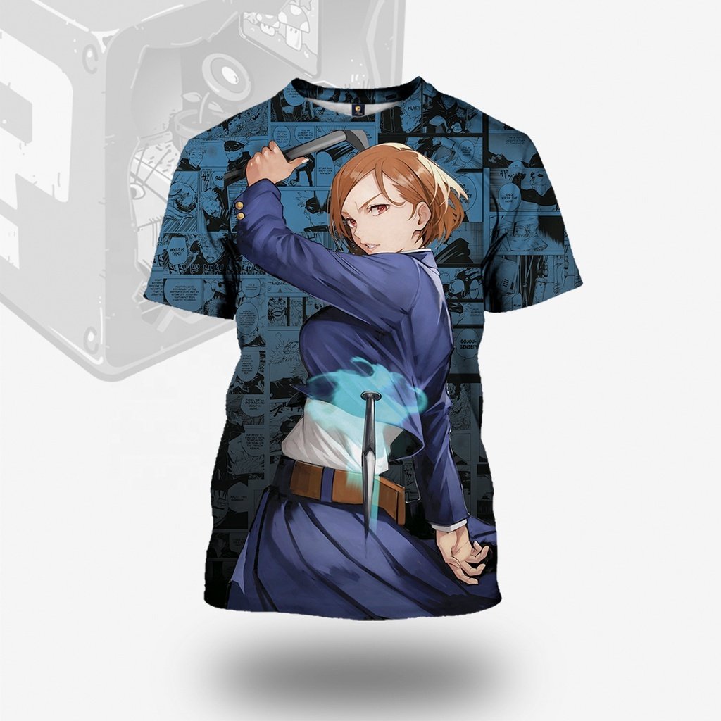 2024 Summer 3D All Art Anime Sukuna Goju Itadori Jujutsu Kaisen Character Adult T-shirt Street Casual Top