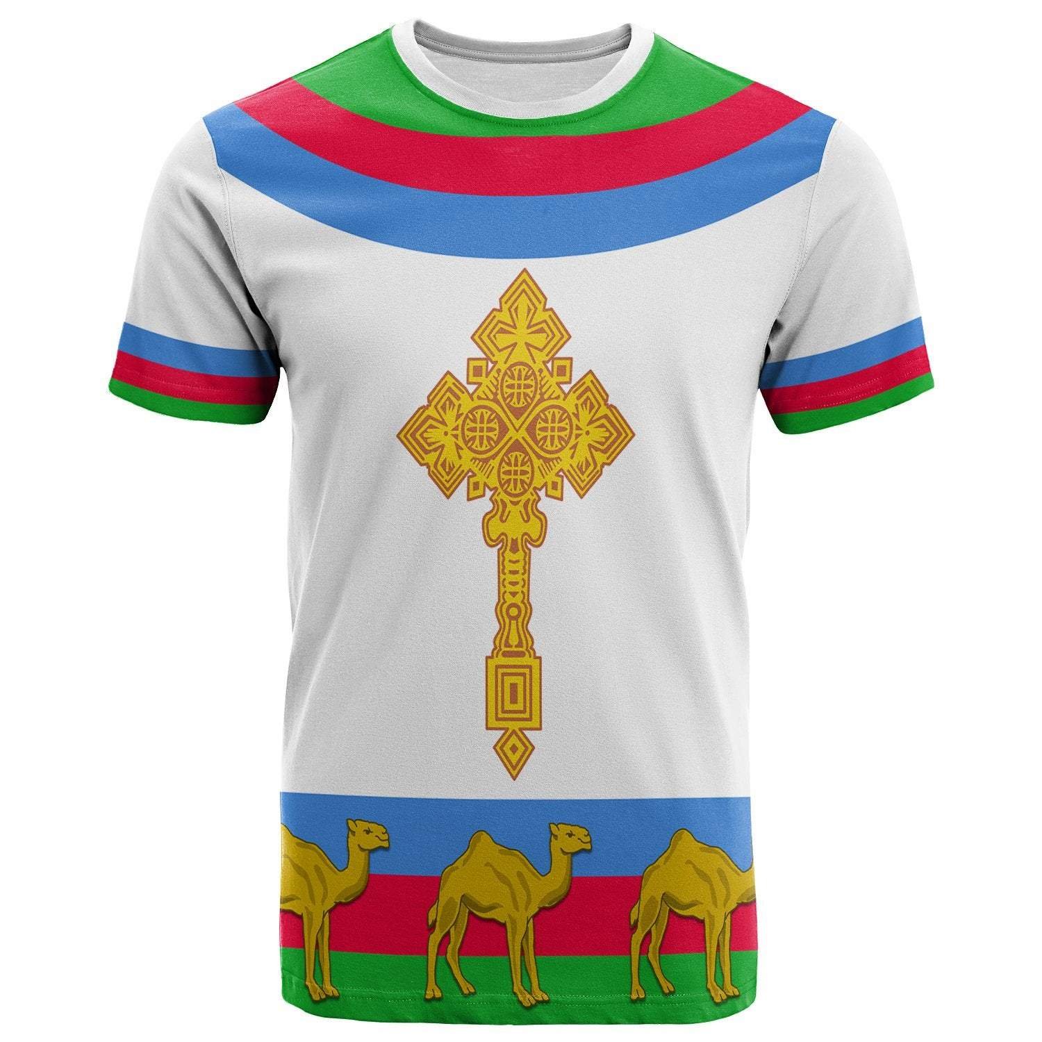 Eritrean Flag Workout Quick Dry Gym Tshirts Sportswear Designer Eritrea Traditional Mens Clothing Polyester Print Tops In Bulk