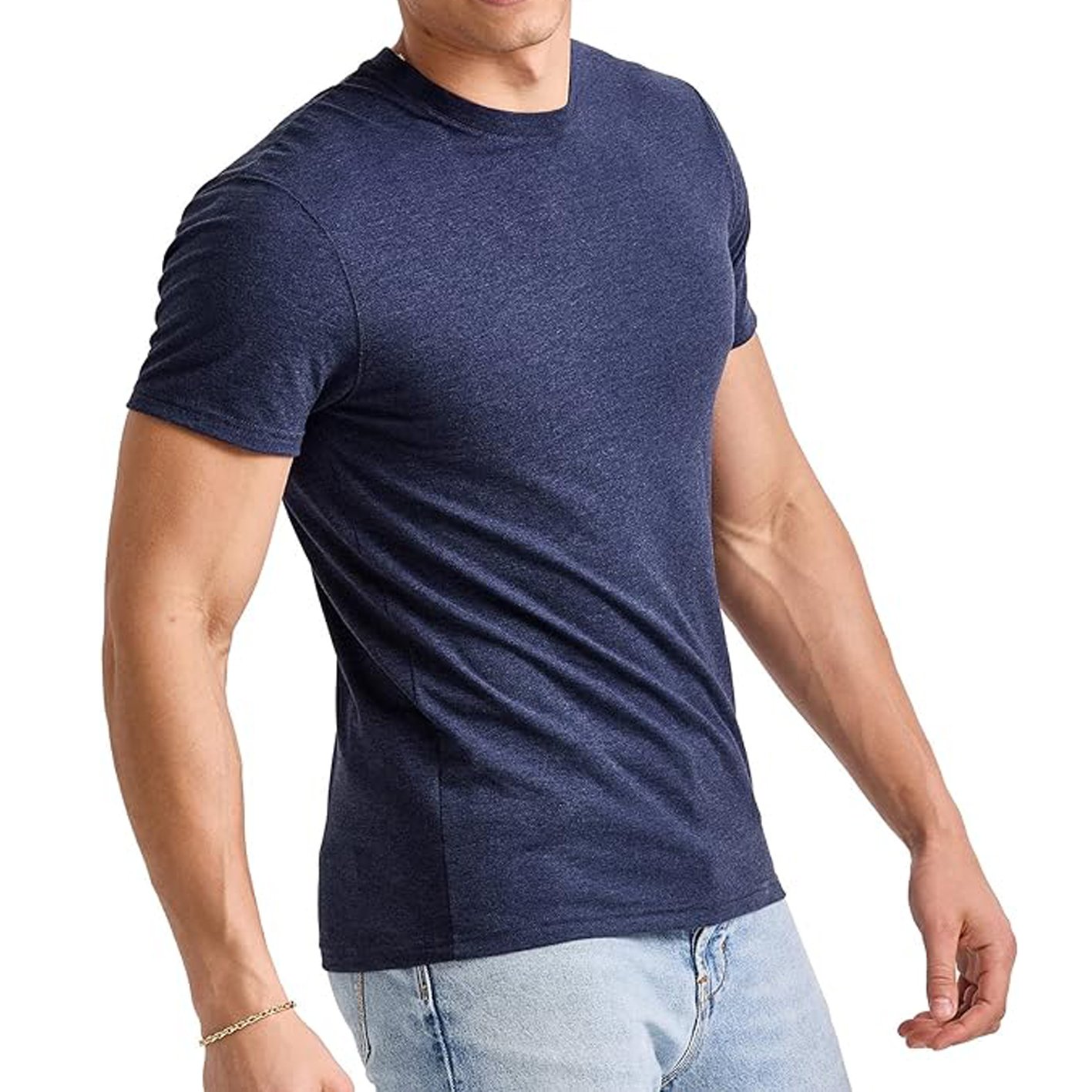 Men T-Shirt | High Quality Cotton Summer Casual Tee for Mens | Short Sleeve Round Neck Button T-Shirt for Men