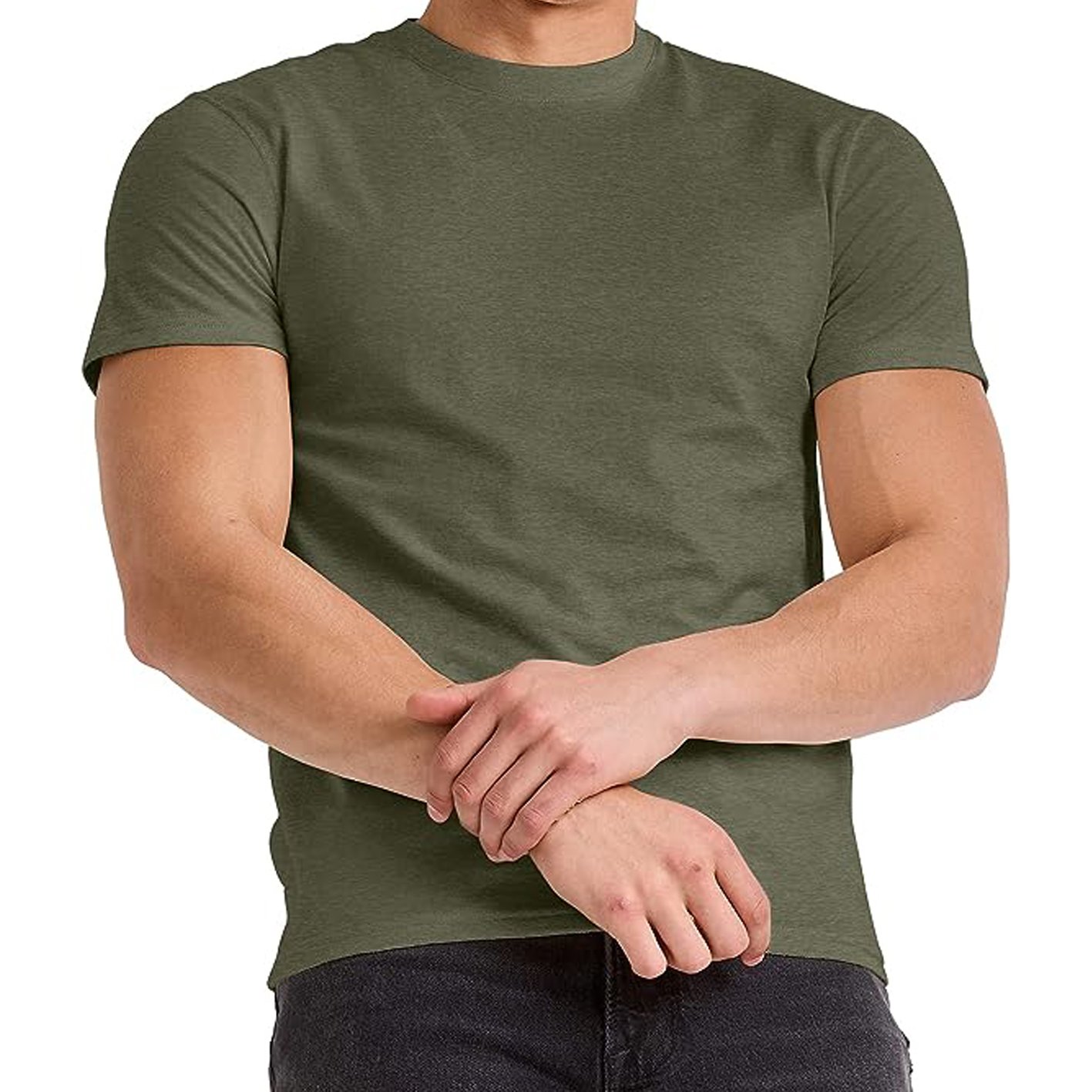 Men T-Shirt | High Quality Cotton Summer Casual Tee for Mens | Short Sleeve Round Neck Button T-Shirt for Men