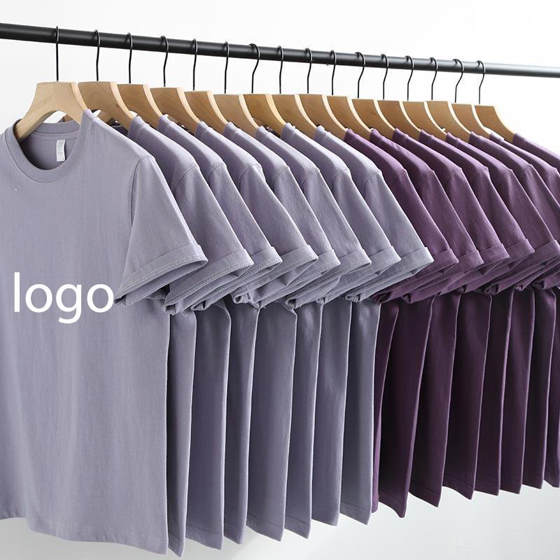 Top Quality 100% Cotton men's t-shirts flat embroidery printing t shirt screen printing high quality t-shirt