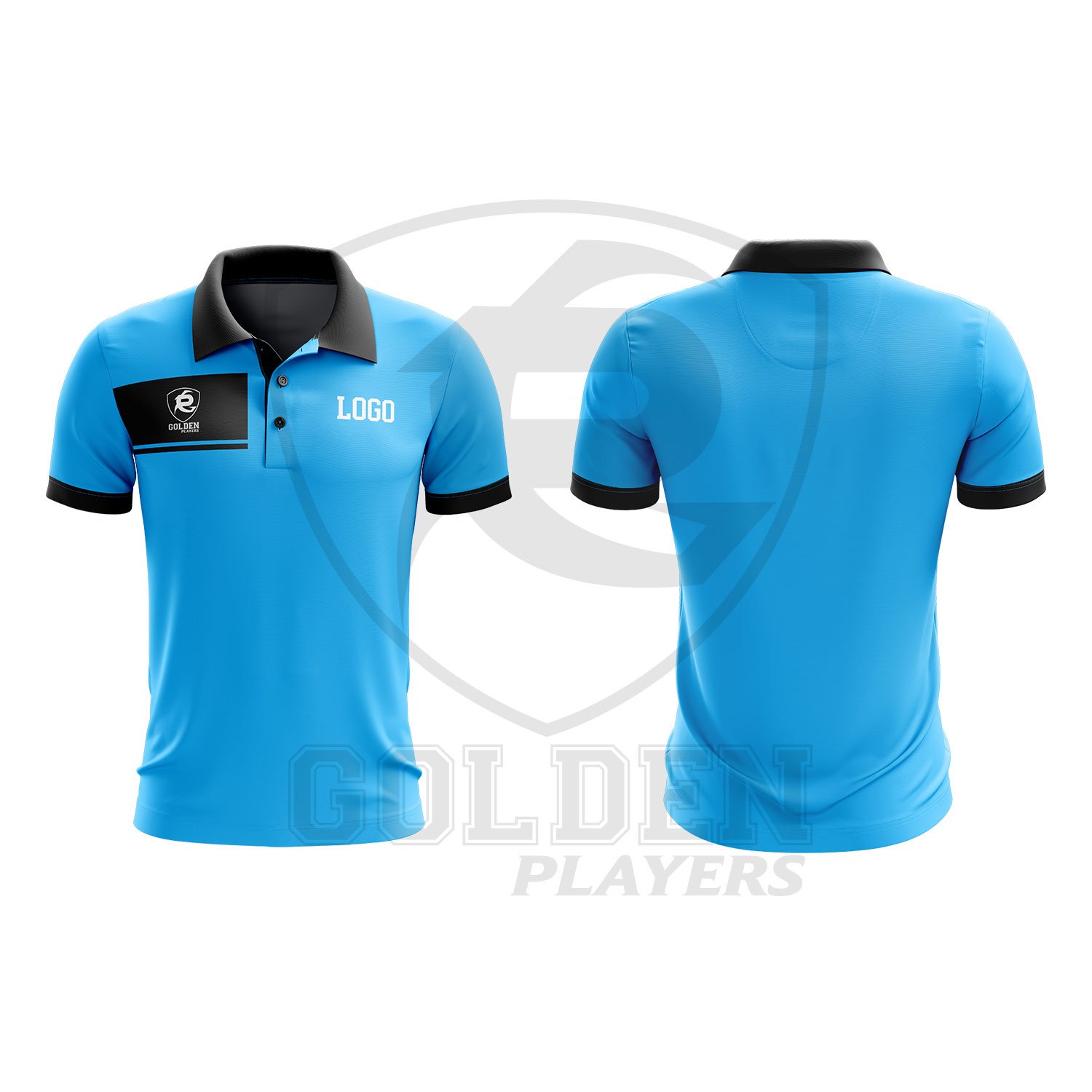 Hot Selling Custom Made Men's Polo Shirts High Quality Polyester Spandex with Short Sleeves Own Branded Sublimation Prints