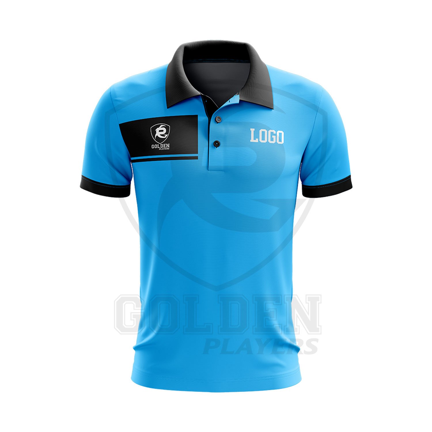 Hot Selling Custom Made Men's Polo Shirts High Quality Polyester Spandex with Short Sleeves Own Branded Sublimation Prints