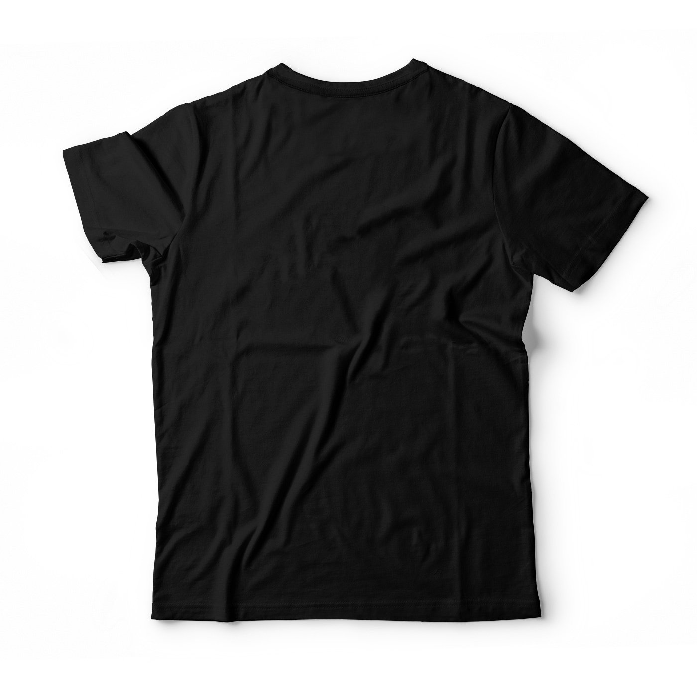 Halloween Printing Black Solid Color Half Sleeve Lose Fit T-Shirt Men