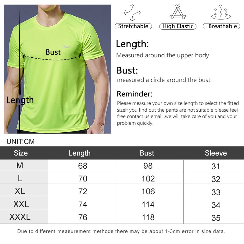 Wholesale Quick Dry Custom Spandex Men's T-shirts Running Fitness Gym Shirt Gym T Shirt
