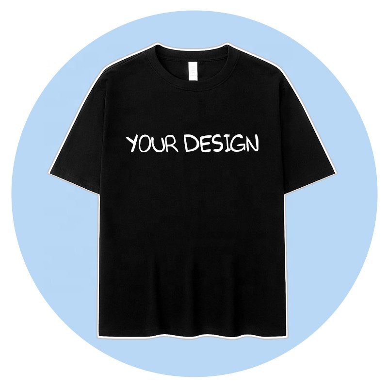 Custom Unisex tshirt High Quality 100% Premium Cotton T-Shirt Customize Printing Logo Men's O-Neck Blank T-Shirt
