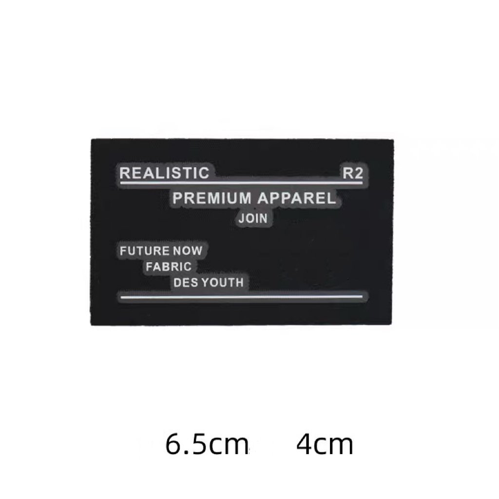 Men's jackets Film Clothing Label Heat Transfers Custom Iron for shirt Transfer Printing Bags Shoes Rush Technics Time Lead