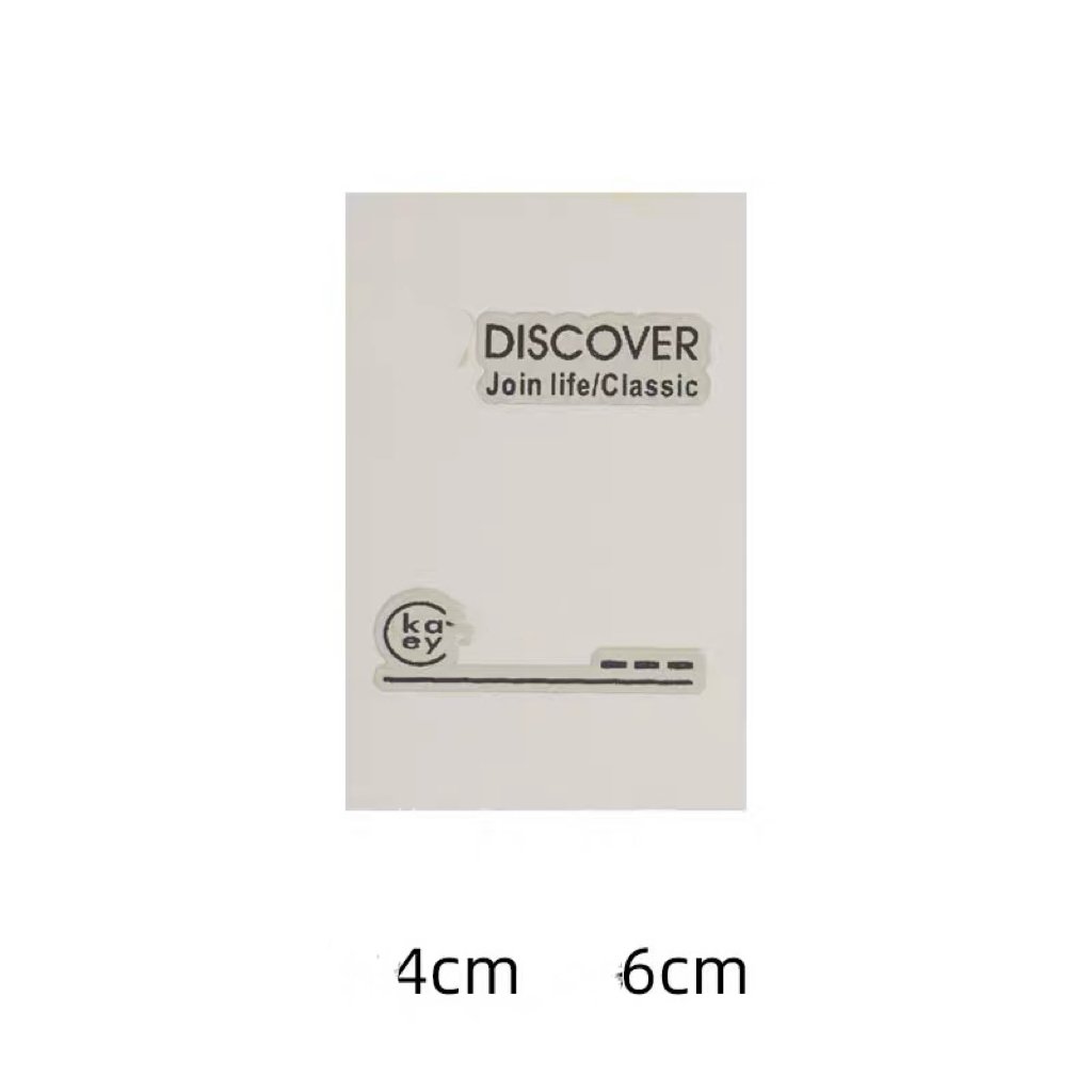 Men's jackets Film Clothing Label Heat Transfers Custom Iron for shirt Transfer Printing Bags Shoes Rush Technics Time Lead