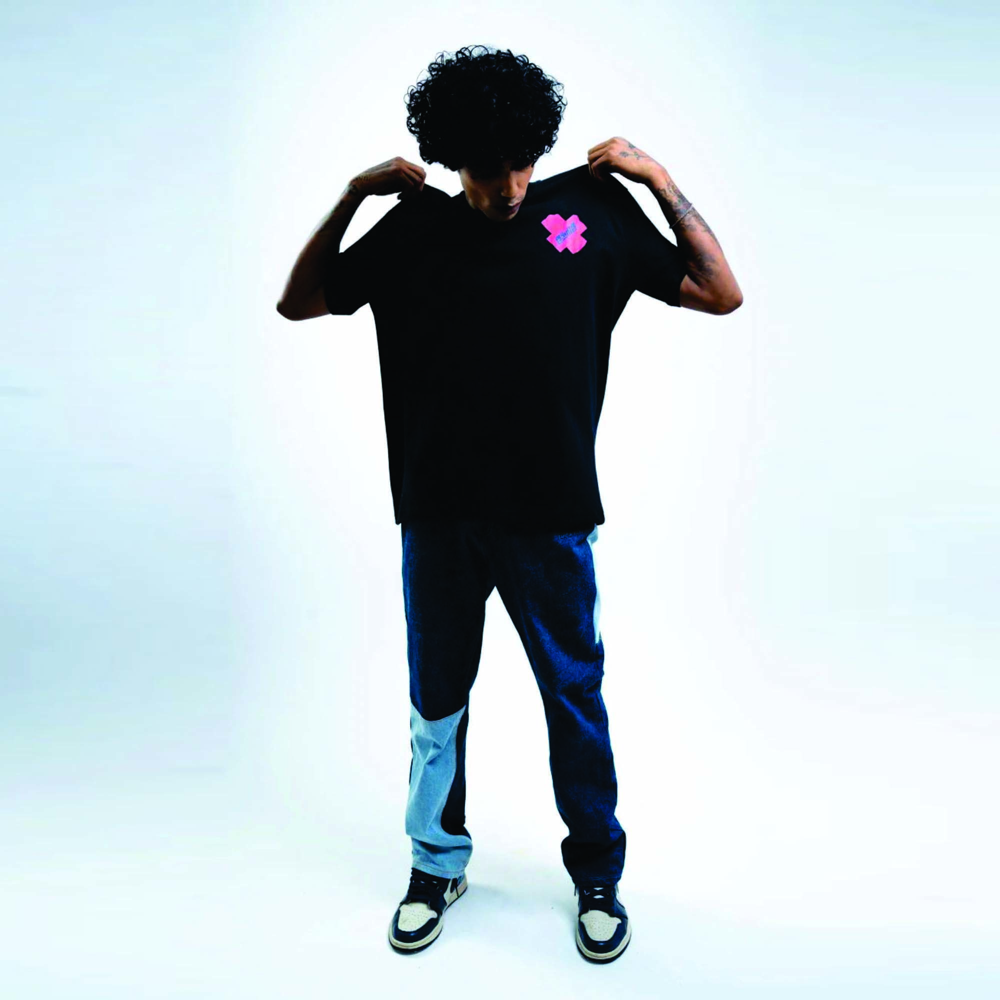 New European & American Street Style Loose Hip Hop Print Short Sleeve Men's Fashion T-Shirt