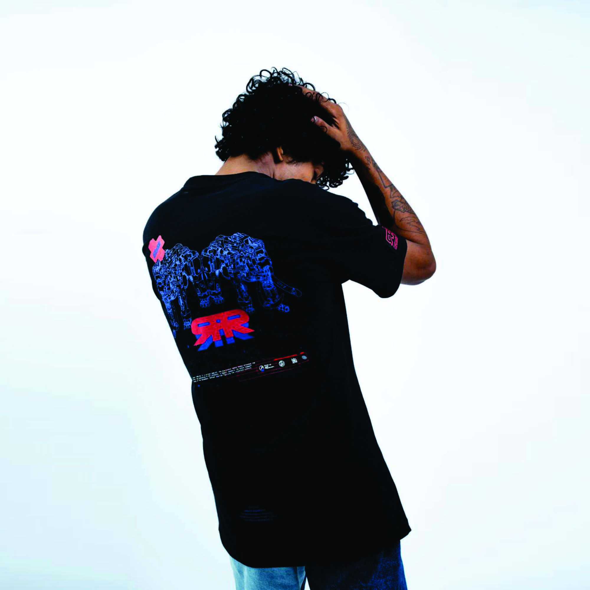 New European & American Street Style Loose Hip Hop Print Short Sleeve Men's Fashion T-Shirt