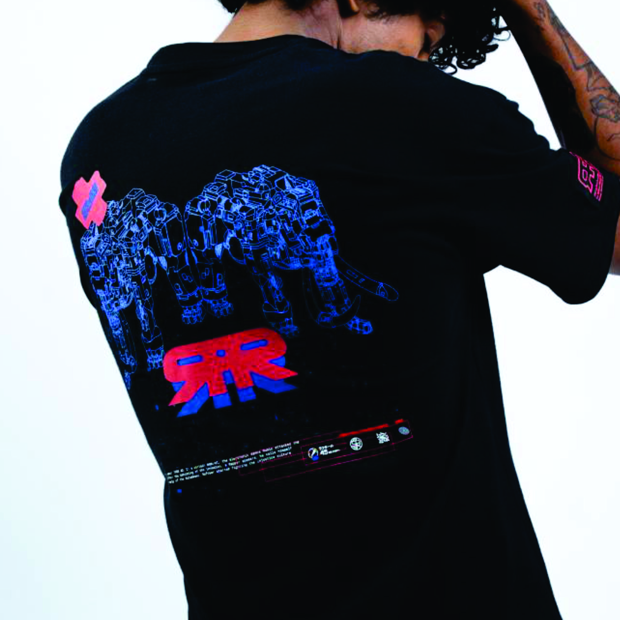 New European & American Street Style Loose Hip Hop Print Short Sleeve Men's Fashion T-Shirt