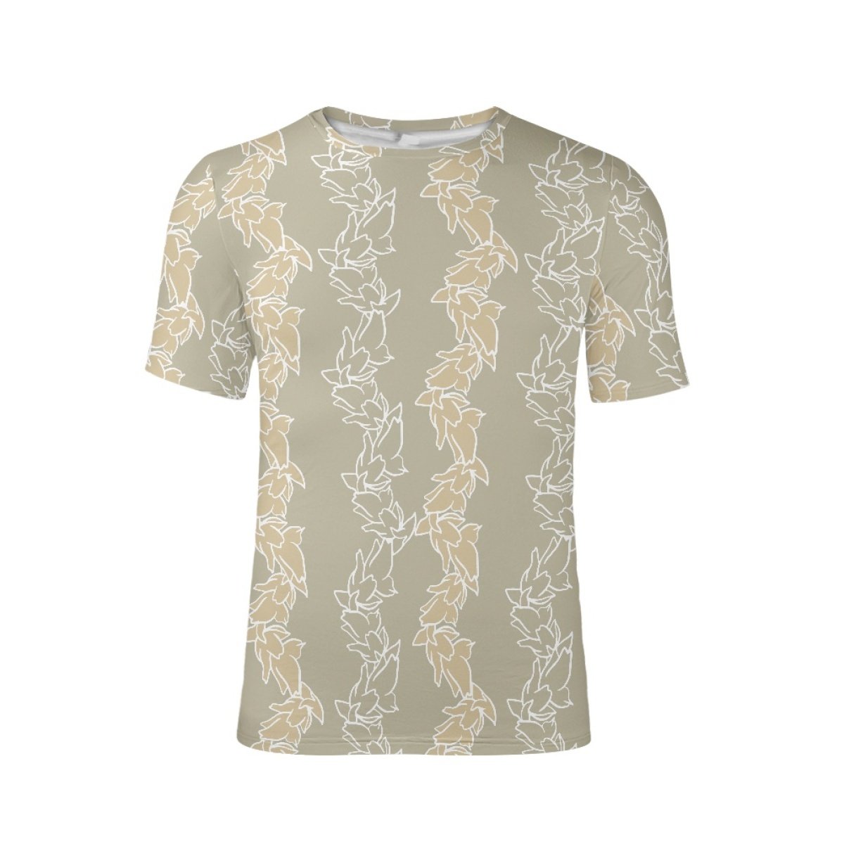 Low Price Plus Size Short Sleeve t-Shirts Pikake Arabian Jasmine Men's t-Shirt Print On Demand Custom Wholesale