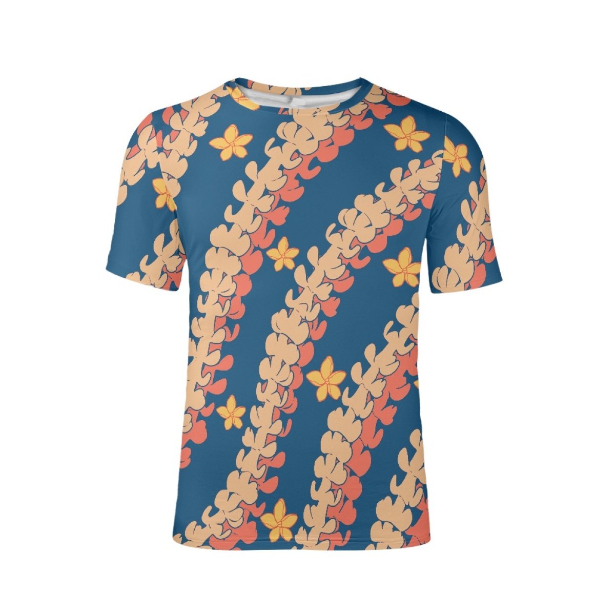 Low Price Plus Size Short Sleeve t-Shirts Pikake Arabian Jasmine Men's t-Shirt Print On Demand Custom Wholesale