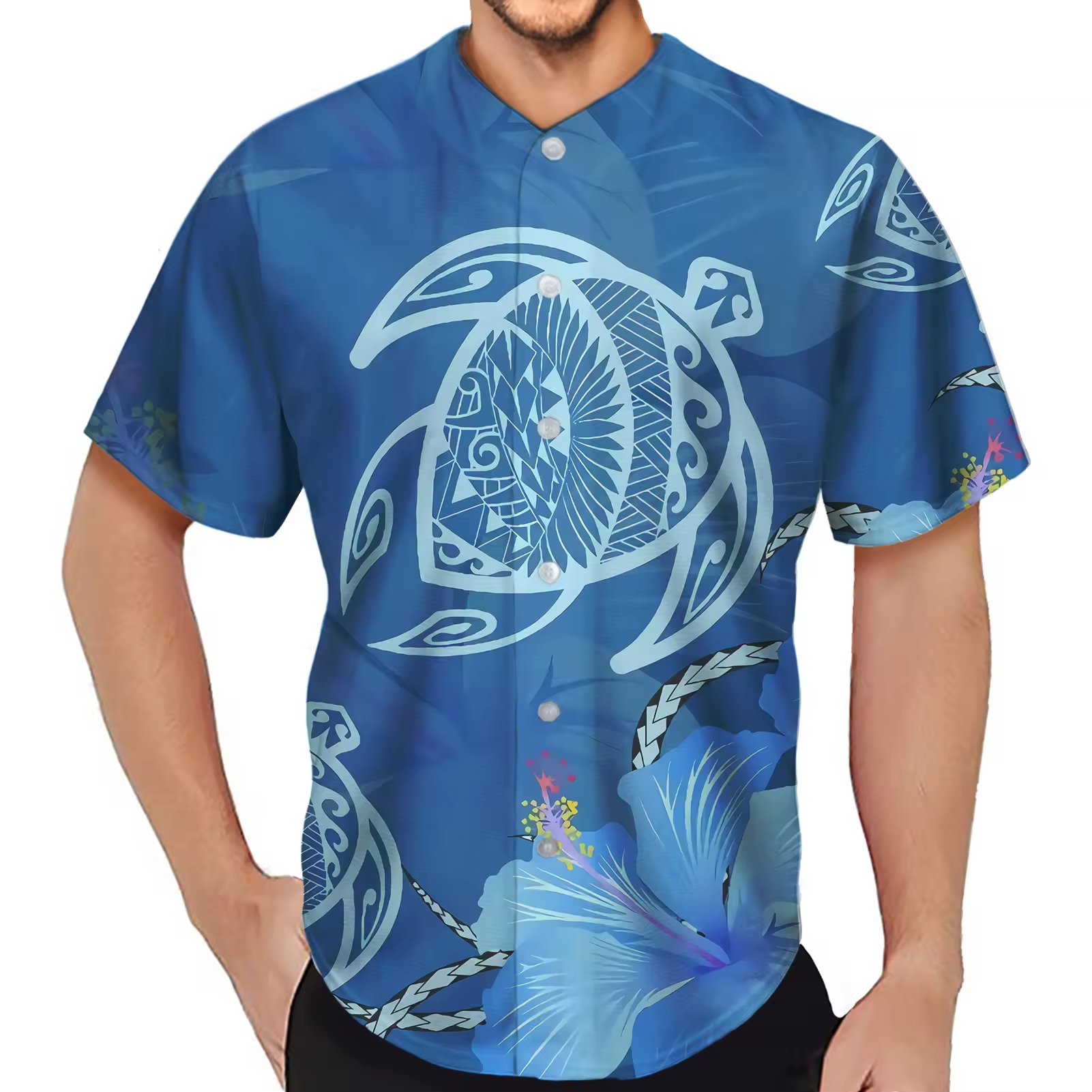 Wholesale Cheap Men's T-Shirts Loose Short Sleeve Tops Casual Oversized T-Shirts Pod Clothing Eritrea Flag Baseball Shirt