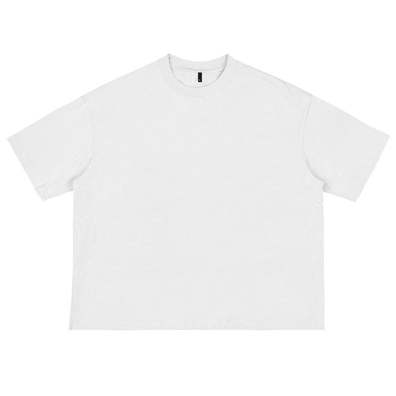240GSM Heavyweight T Shirt Oversize Cropped Boxy Fit Men's T-shirt Casual Oversized Tshirt Blank T Shirt Custom T Shirt For Men