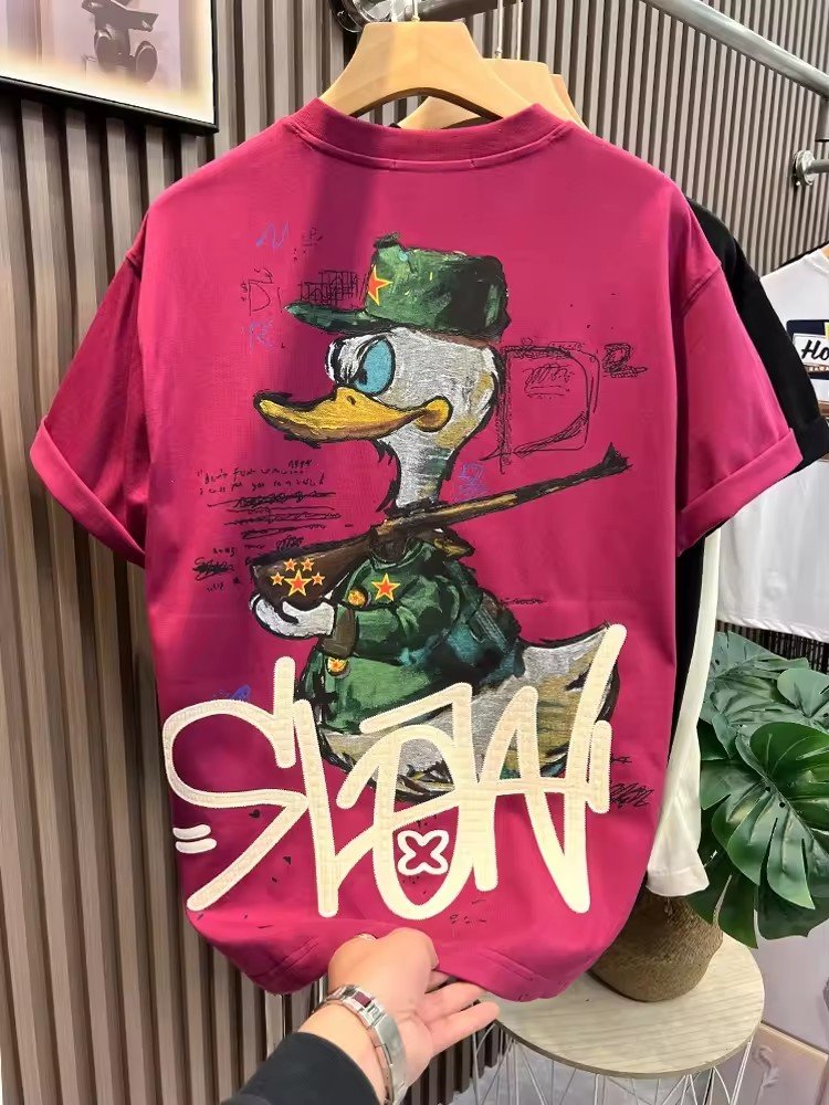 Cotton Oversized Tshirt For Men Clothing Manufacturers Custom Printing Graphic Streetwear Men'S T-Shirts