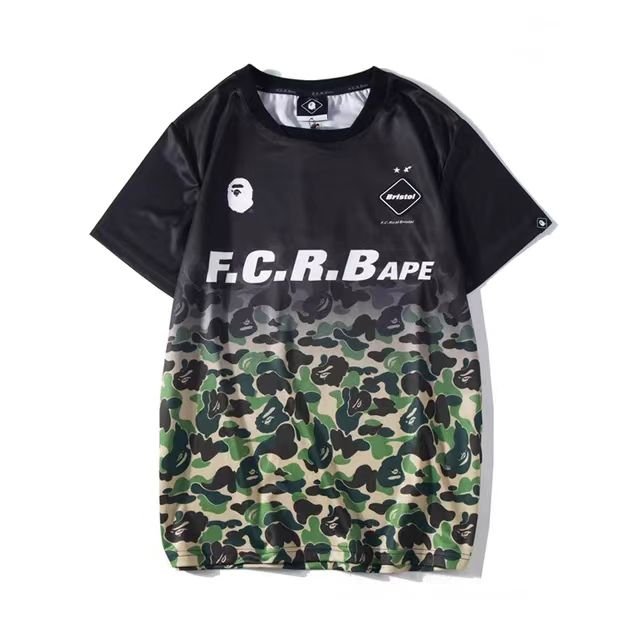 wholesale New Ape Head for Bapes shirt printing Men's T-shirts Drop Shoulder Loose T shirt Top Tee Shirts T-shirt Streetwear