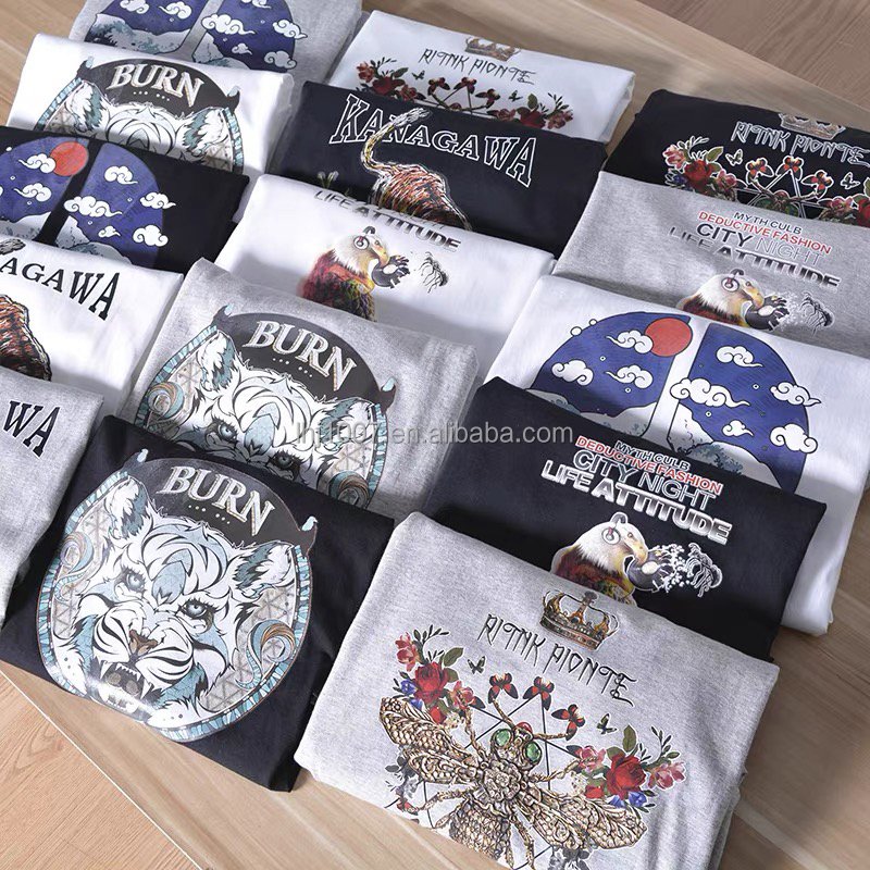 Wholesale 100% Cotton Custom summer Men's T Shirt Men Oversized Short Sleeve T-Shirt For Man