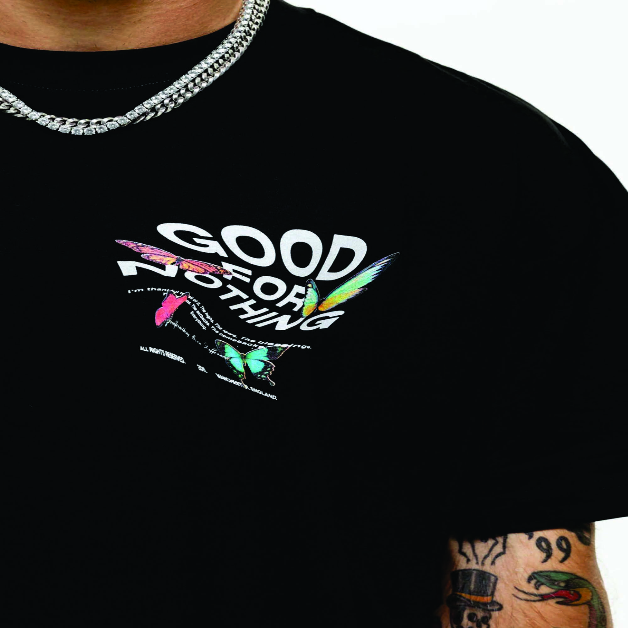 Men's Oversized Heavy Cotton T-Shirt - Custom Logo, 280g, DTG, Embroidery, Silk Screen Printing, Drop Shoulder, Blank Tee
