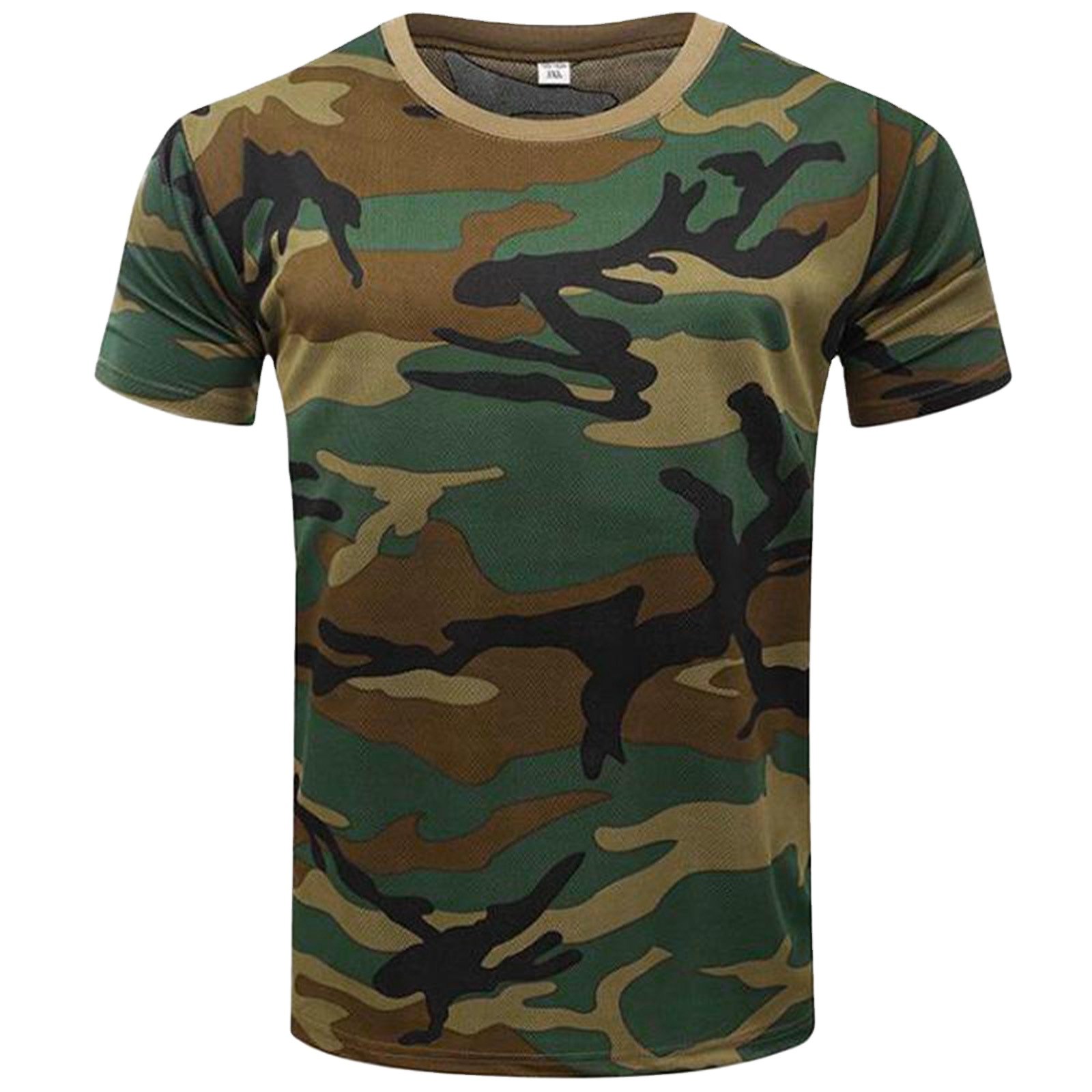 Men t-shirt Men's 2021 Summer Sports And Fitness Printing Camouflage Short-sleeved T-shirt Top Vintage Tops Tee Shirt