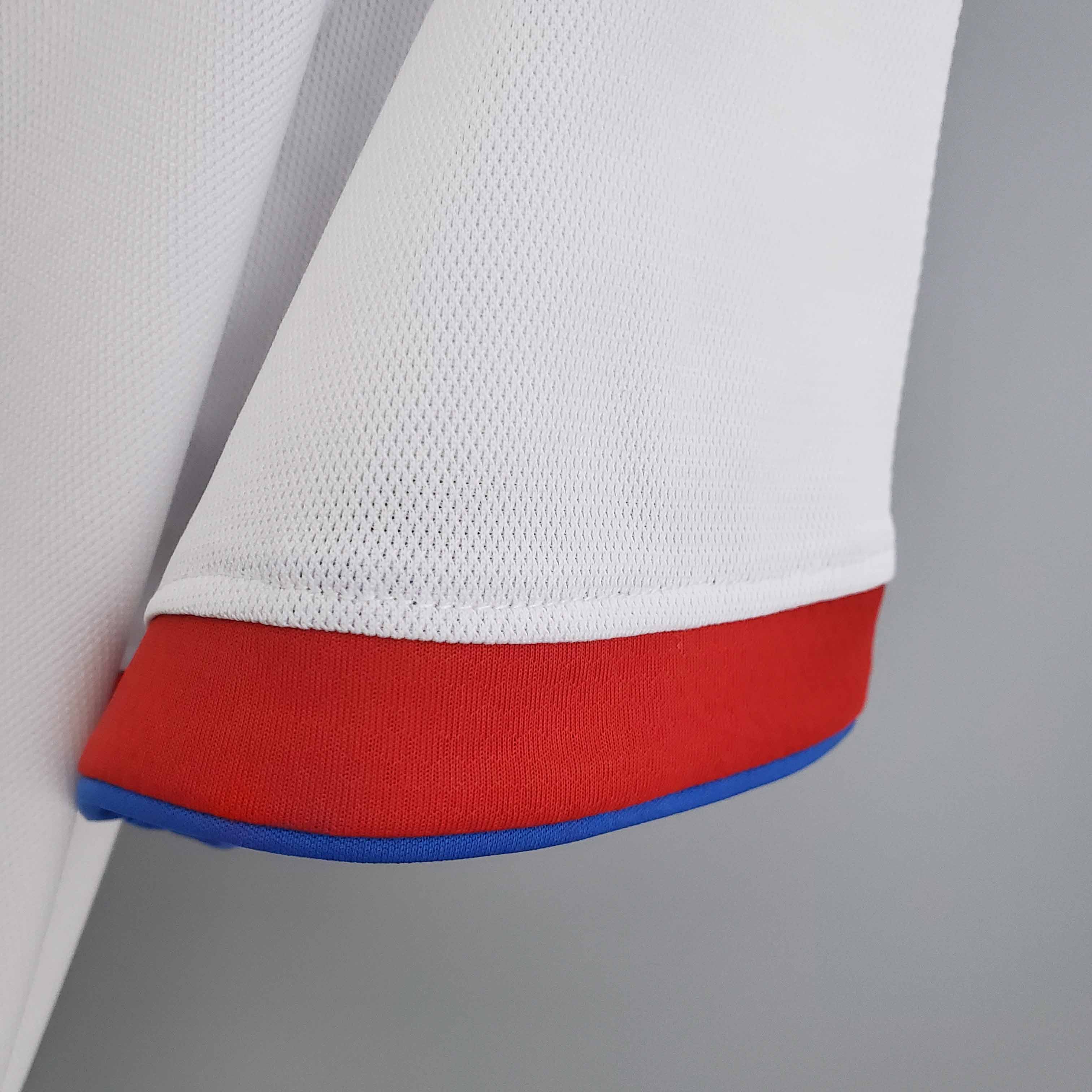 2021 new Chile S-2XL away high quality white men's football T-shirt football jersey