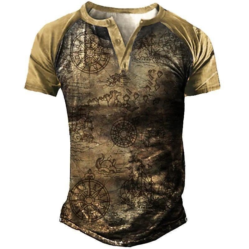 Summer Men's Polo Shirts 3d Printed Vintage Car Henry T-shirt Men's Tops Wholesale Men Clothing Casual Streetwear